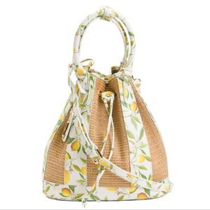 NEW Valentina Lemon Bucket Handbag